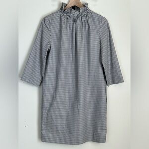 COS Black and White Checkered Dress